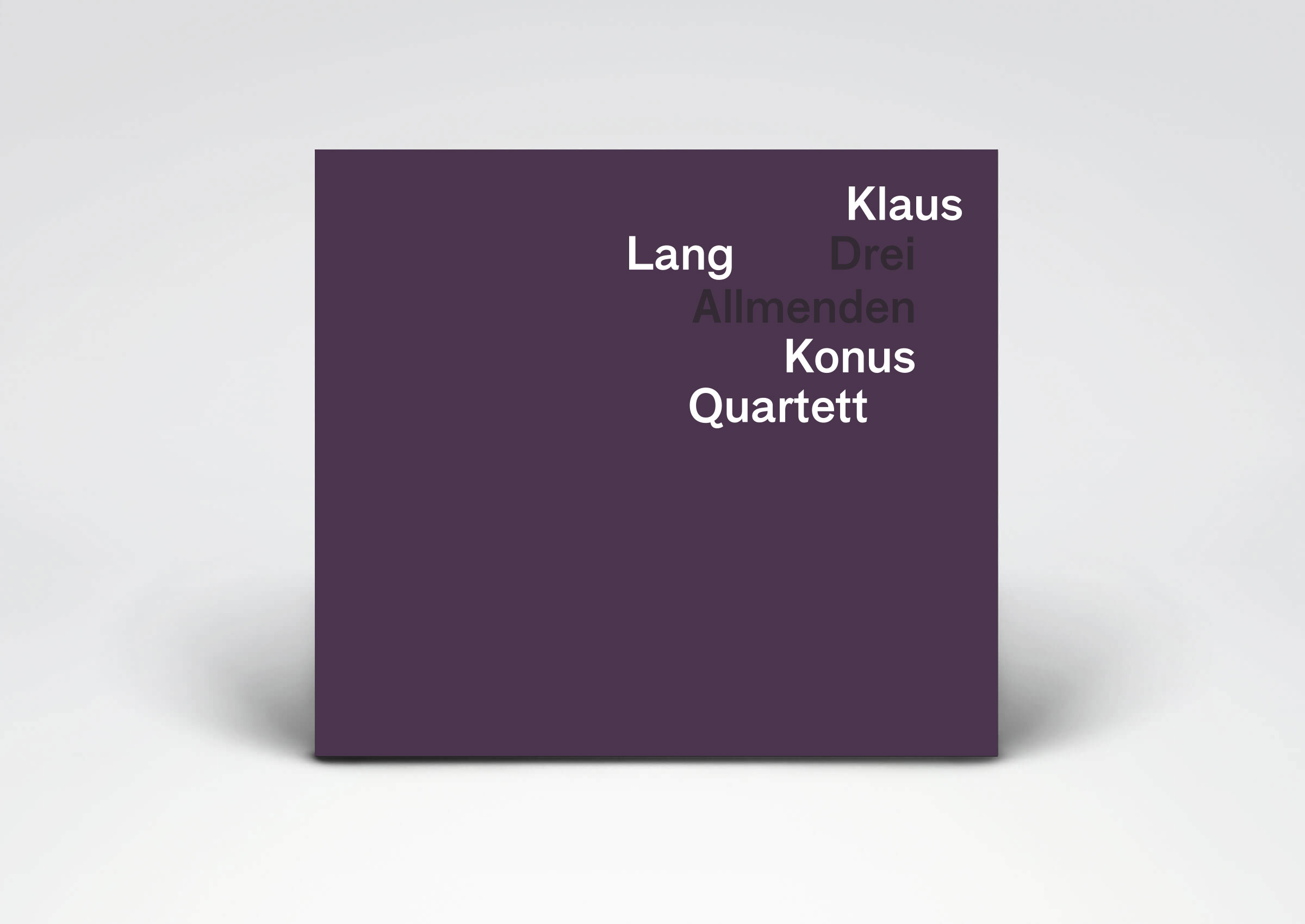 Klaus Lang & Konus Quartett